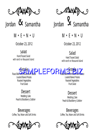 Wedding_Menu_Template 1 docx pdf free